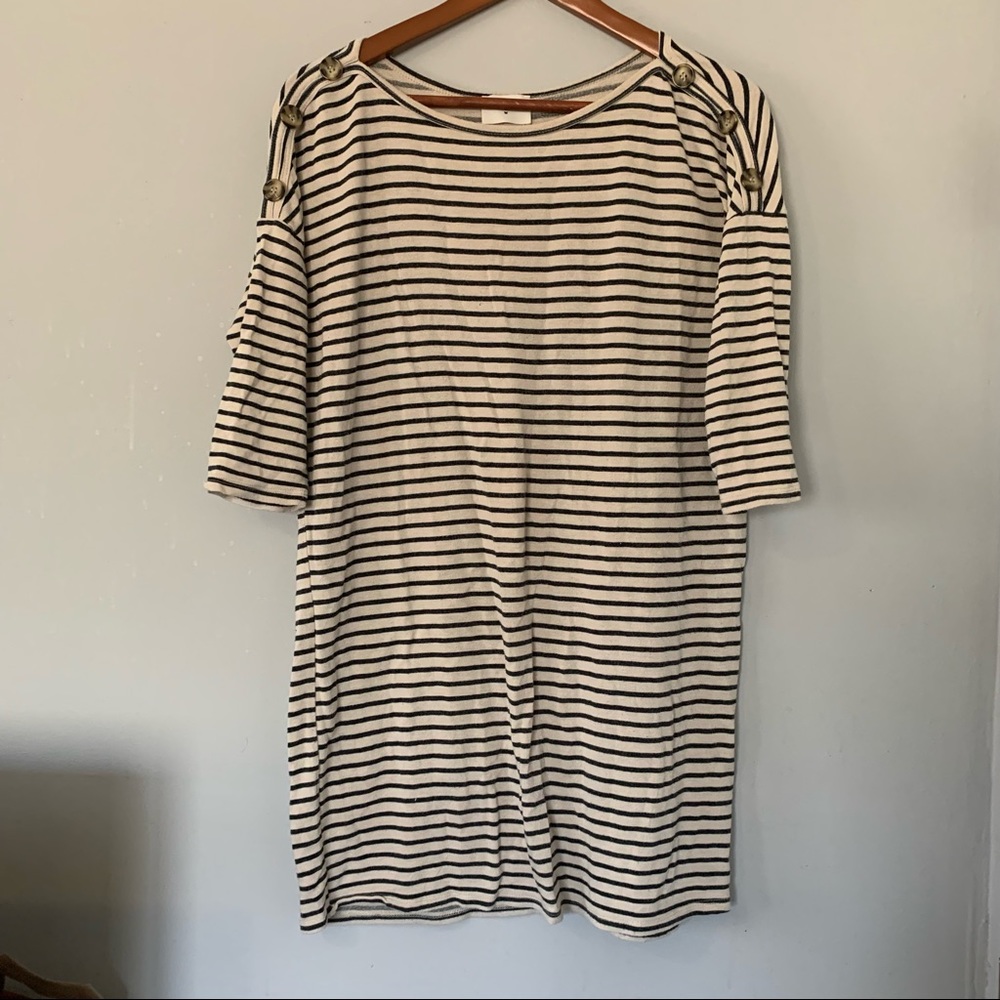 [Everly] BOGO $1 Striped Shift Dress - Picture 3 of 8